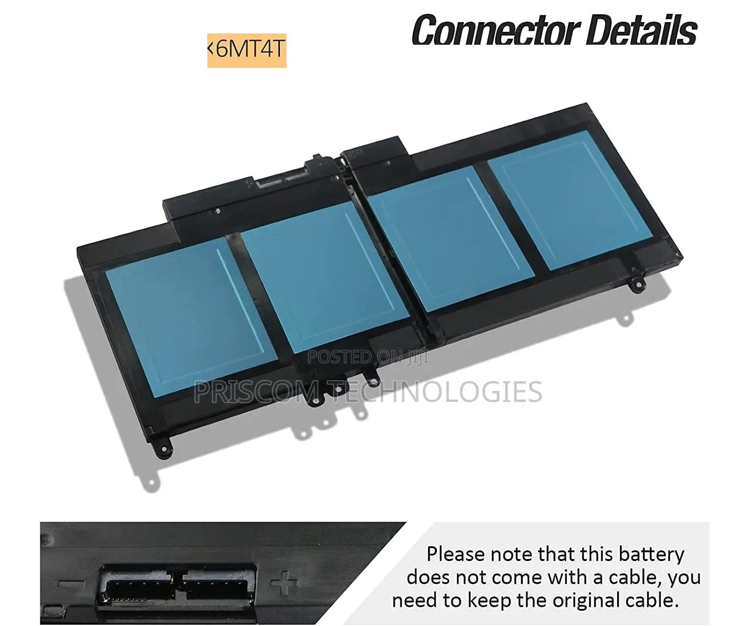 Dell Precision 15 3510 M3510 7V69Y TXF9M 79VR Laptop Battery