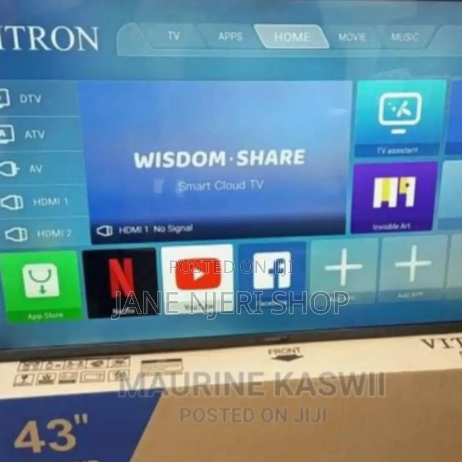 Best Quality 43 Inch Vitron Smart Android Tv