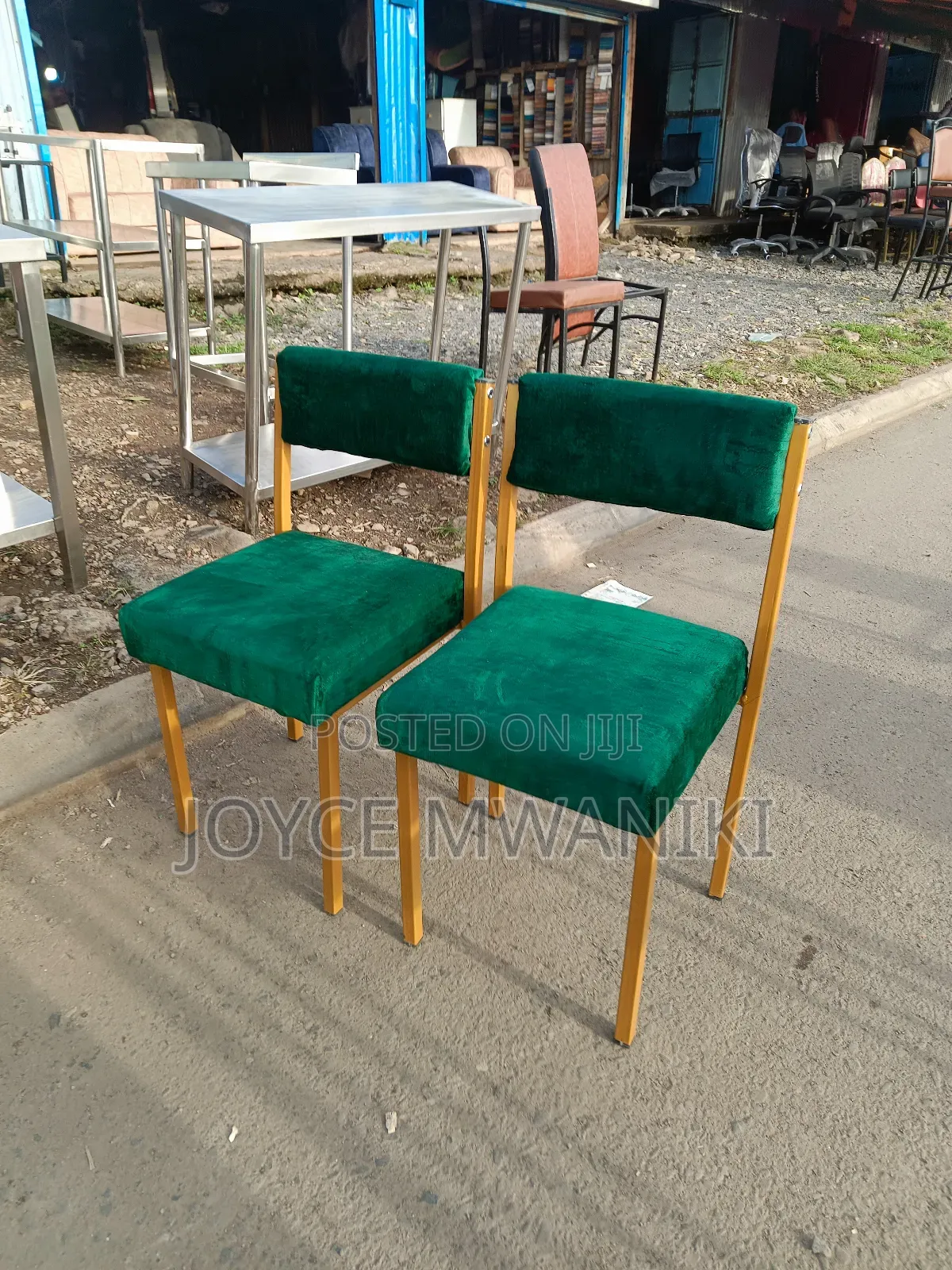 Manicure Caterina Seats, Green Velvet 