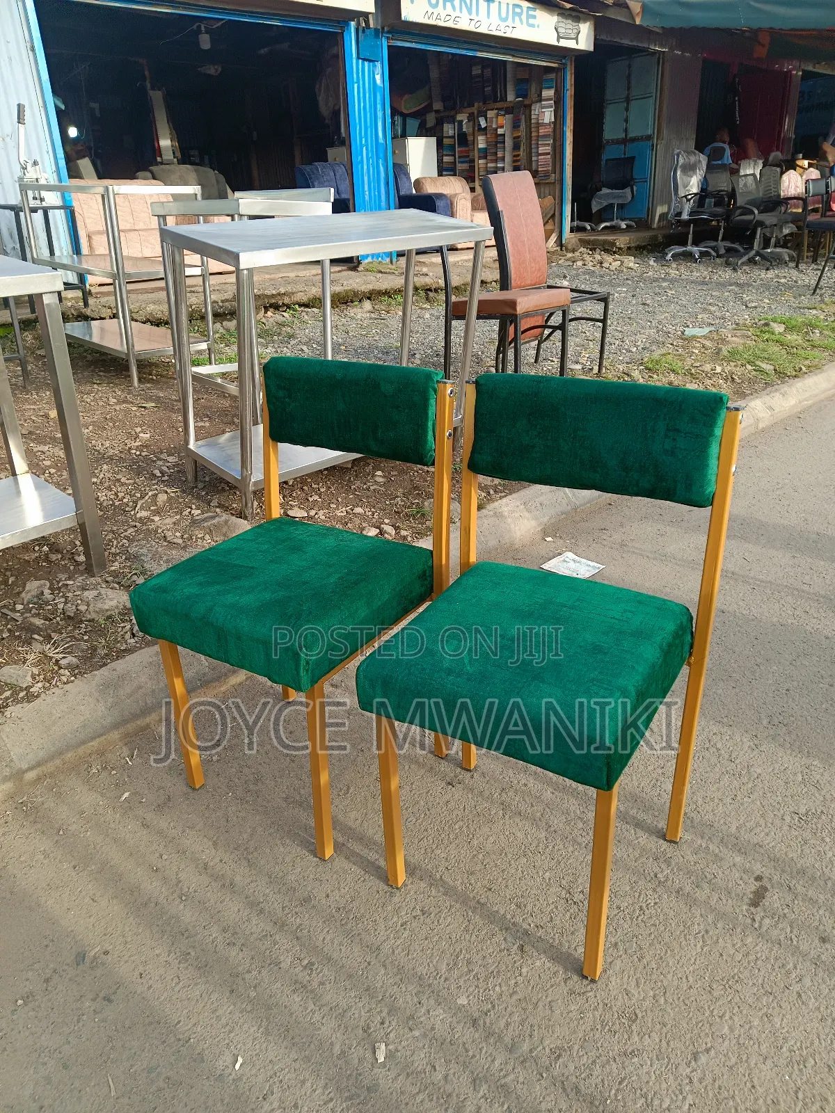 Manicure Caterina Seats, Green Velvet 