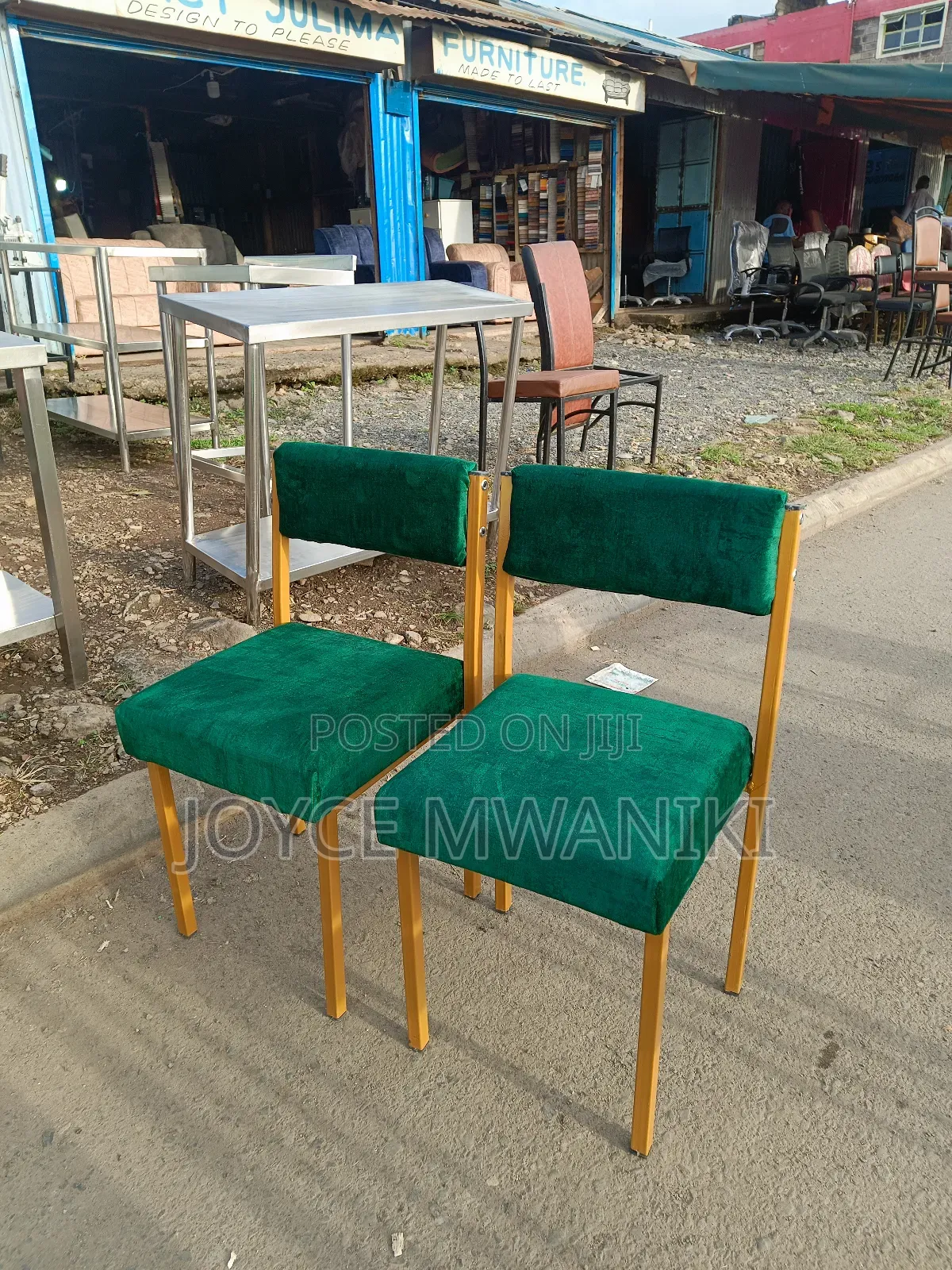Manicure Caterina Seats, Green Velvet 