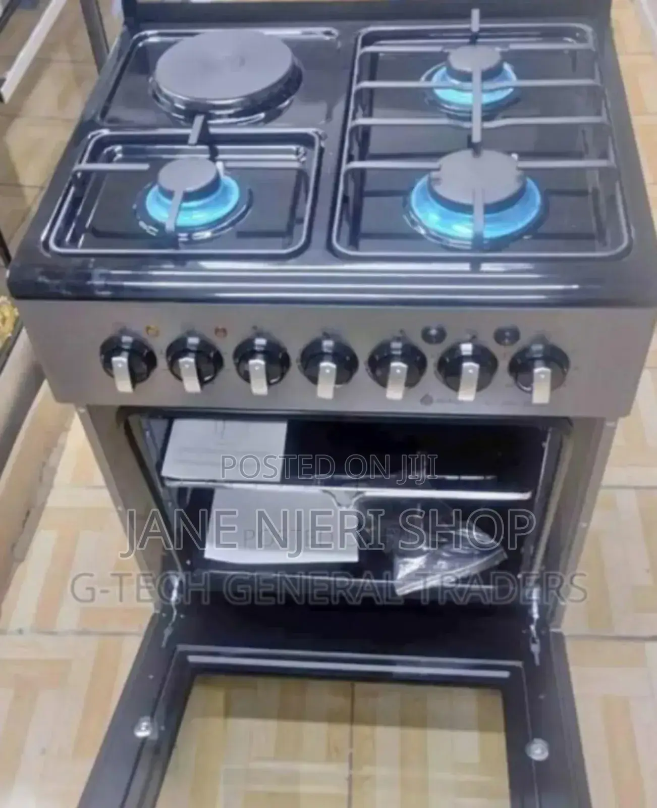 Nunix 50 by 55 Cooker With Hot Plate