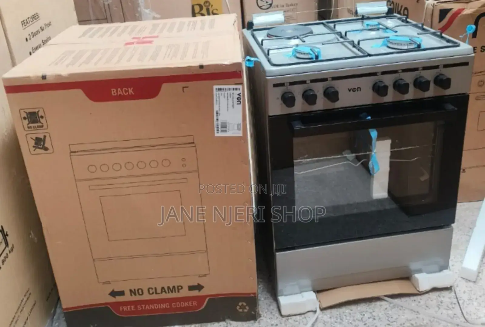 Original Von. 60 by 60 With Electric Oven Plus 3+1