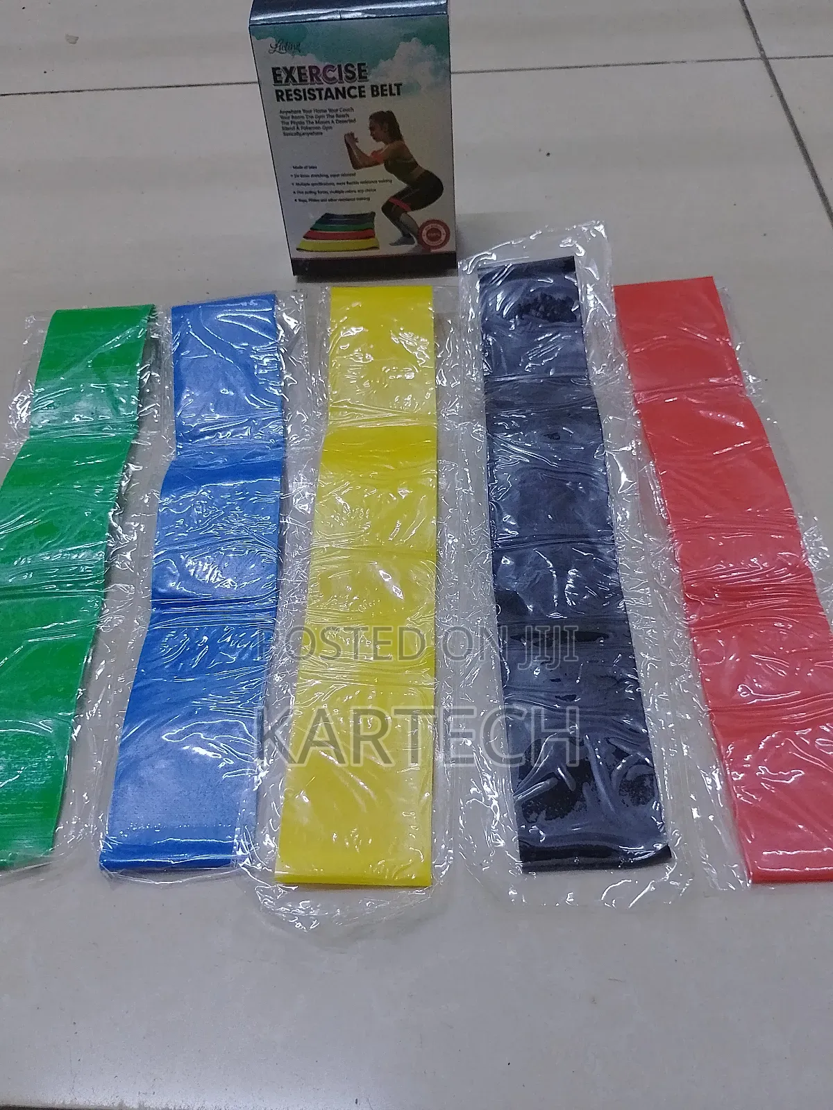 5pc Yoga Resistance Bands