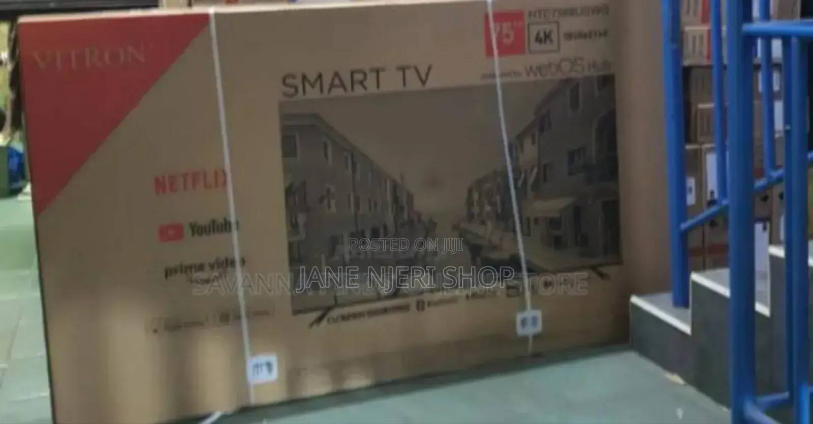 Original 75 Inch Vitron Smart Tv With Weboos