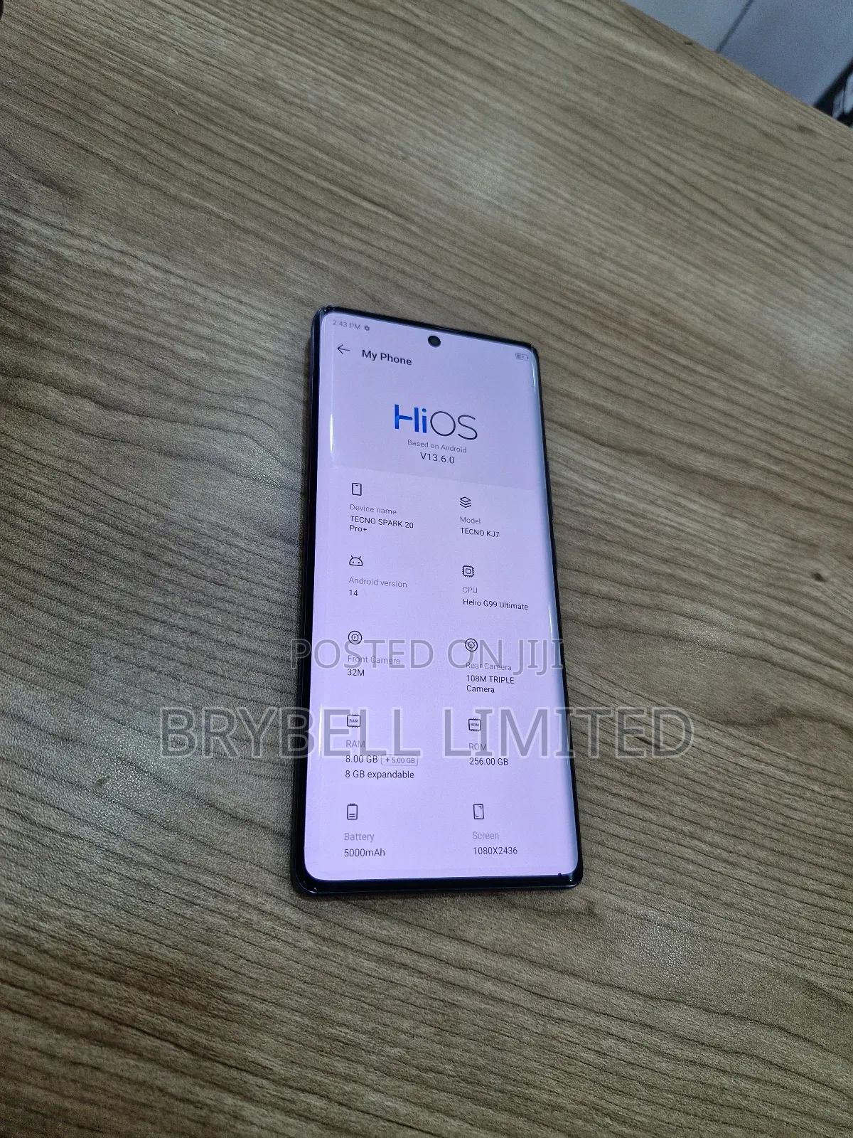 Tecno Spark 20 Pro Plus 256 GB Gray