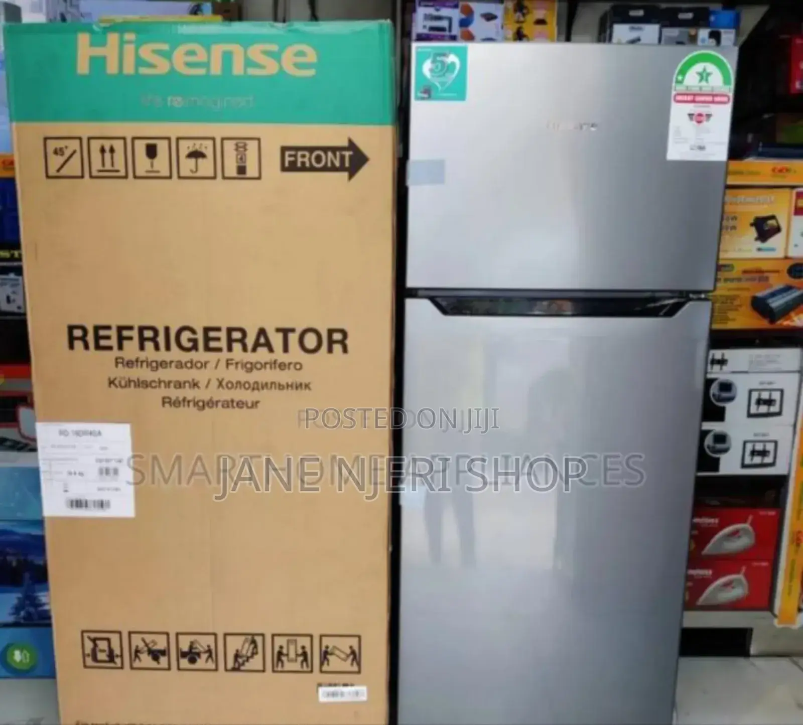 Hisense Fridge Double Door 128litre