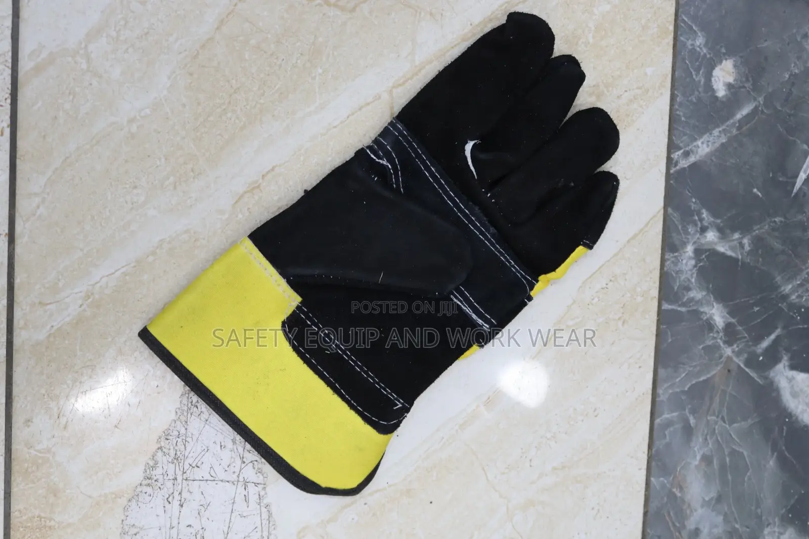 Leather Gloves Safety Cuff