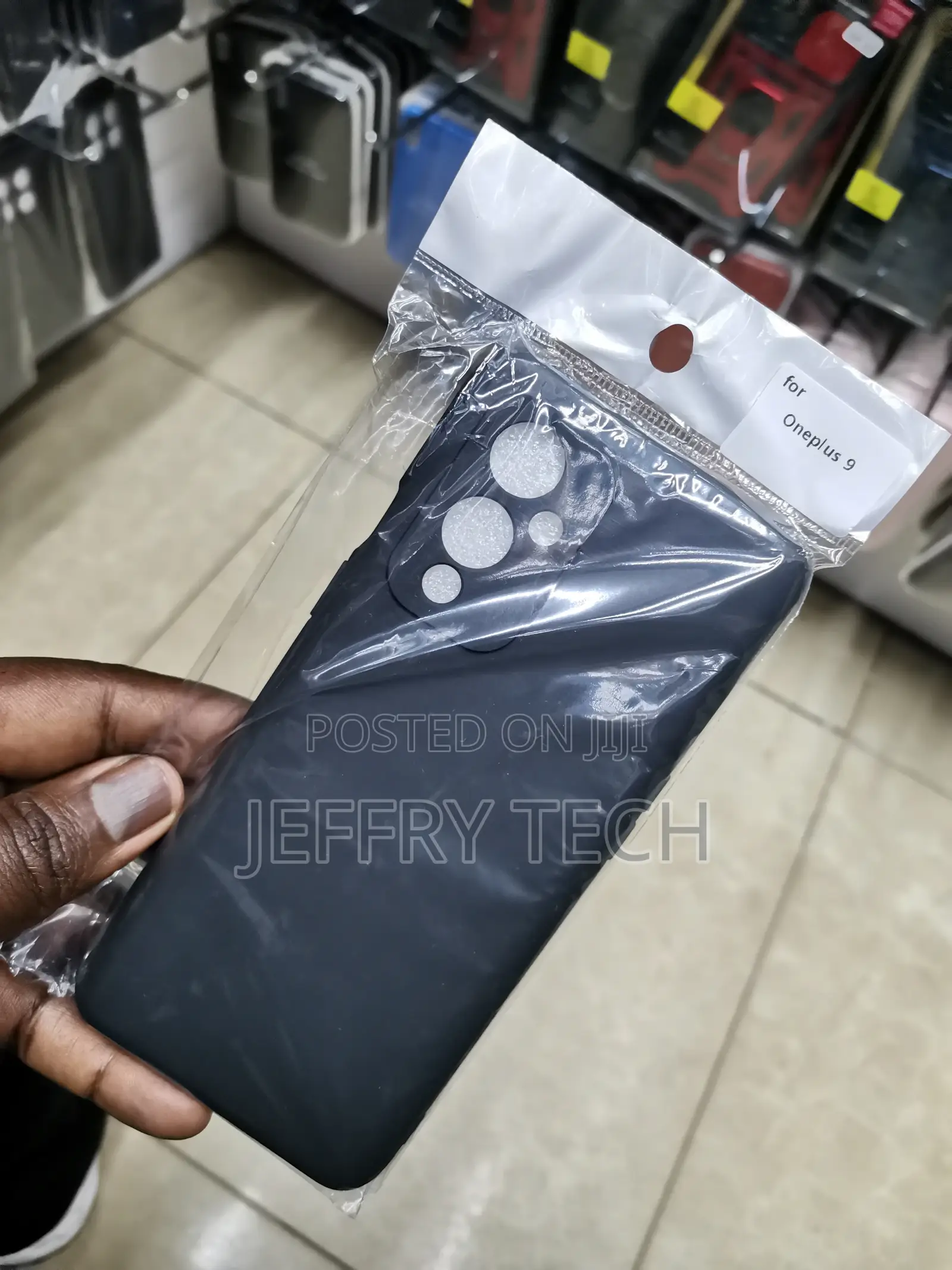 Soft Silicone Shockproof Case for Oneplus 9 Pro-Black