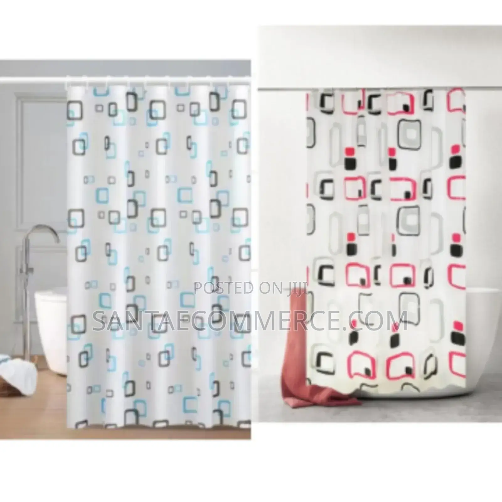 180by200cm Waterproof Bathroom Curtains