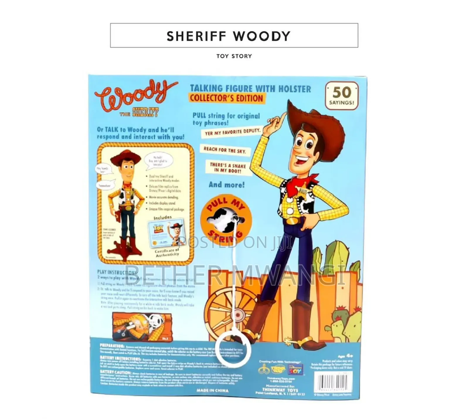 Sheriff Woody Toy in Kenya