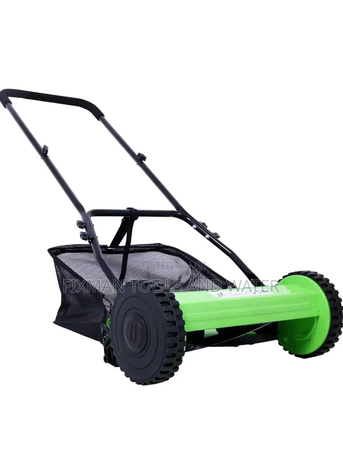 Manual Lawn Mower 9 Gears Shift 16 INCHE + Collection Bag