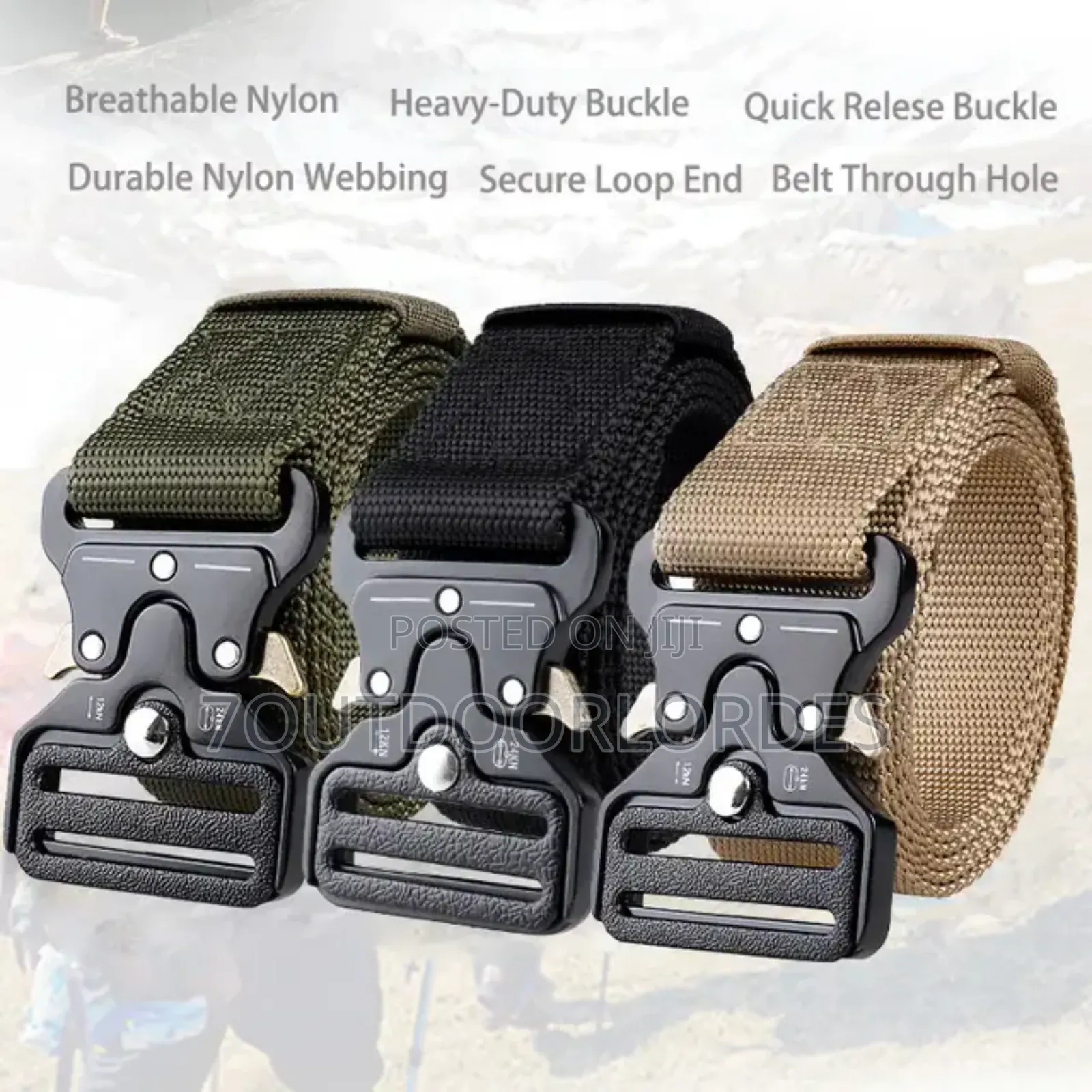 Quick Unlock Belts