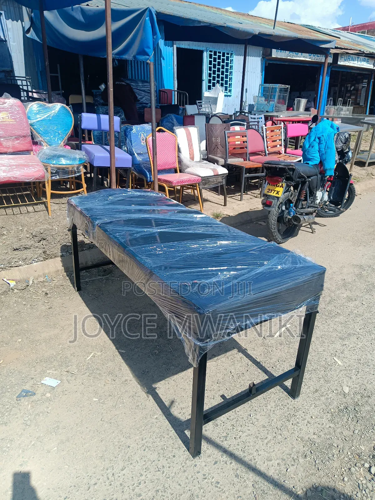 Black Massage Bed, Big Size, Foldable
