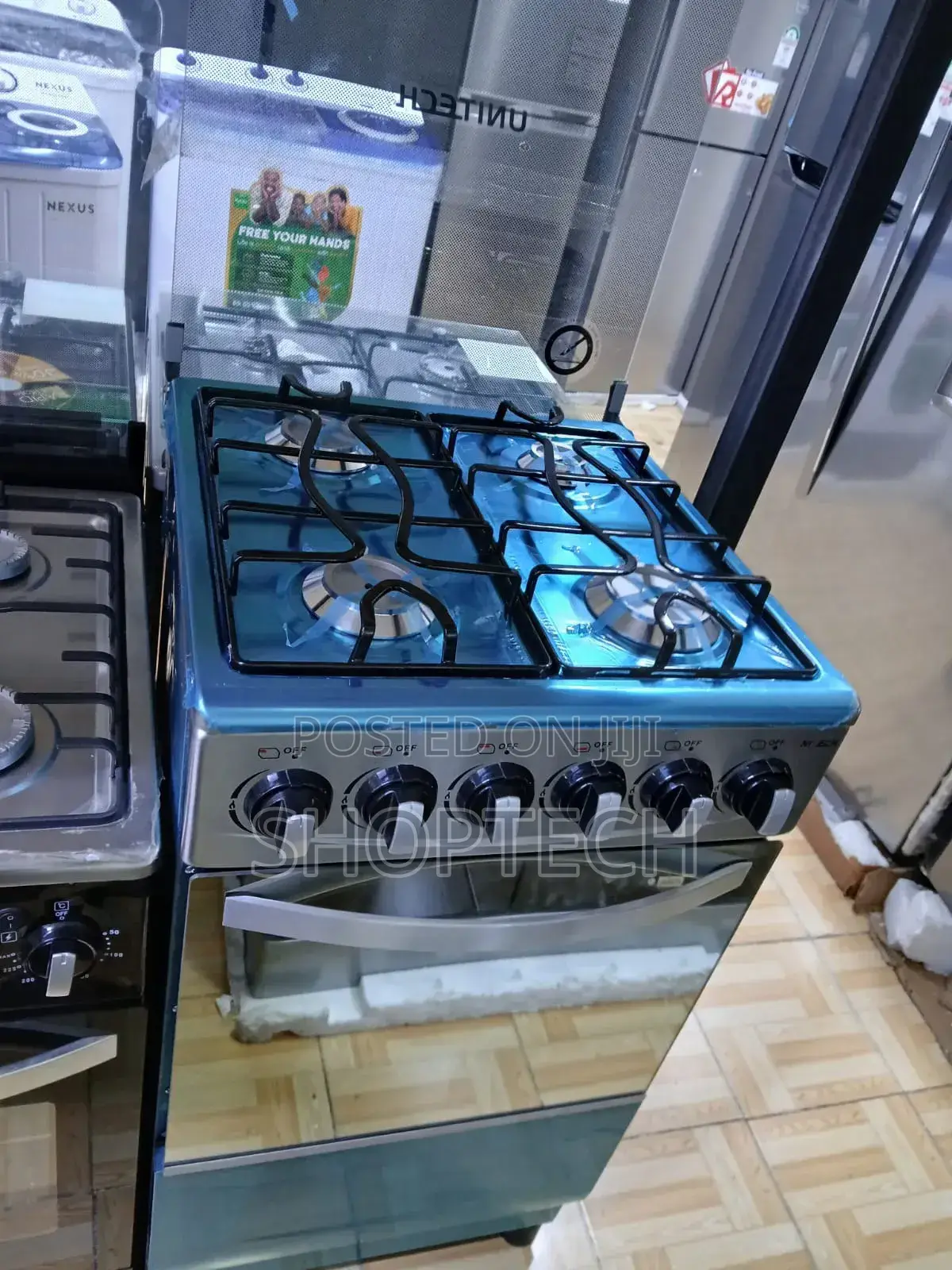 Unitech 4 Gas Cooker With Standing Oven