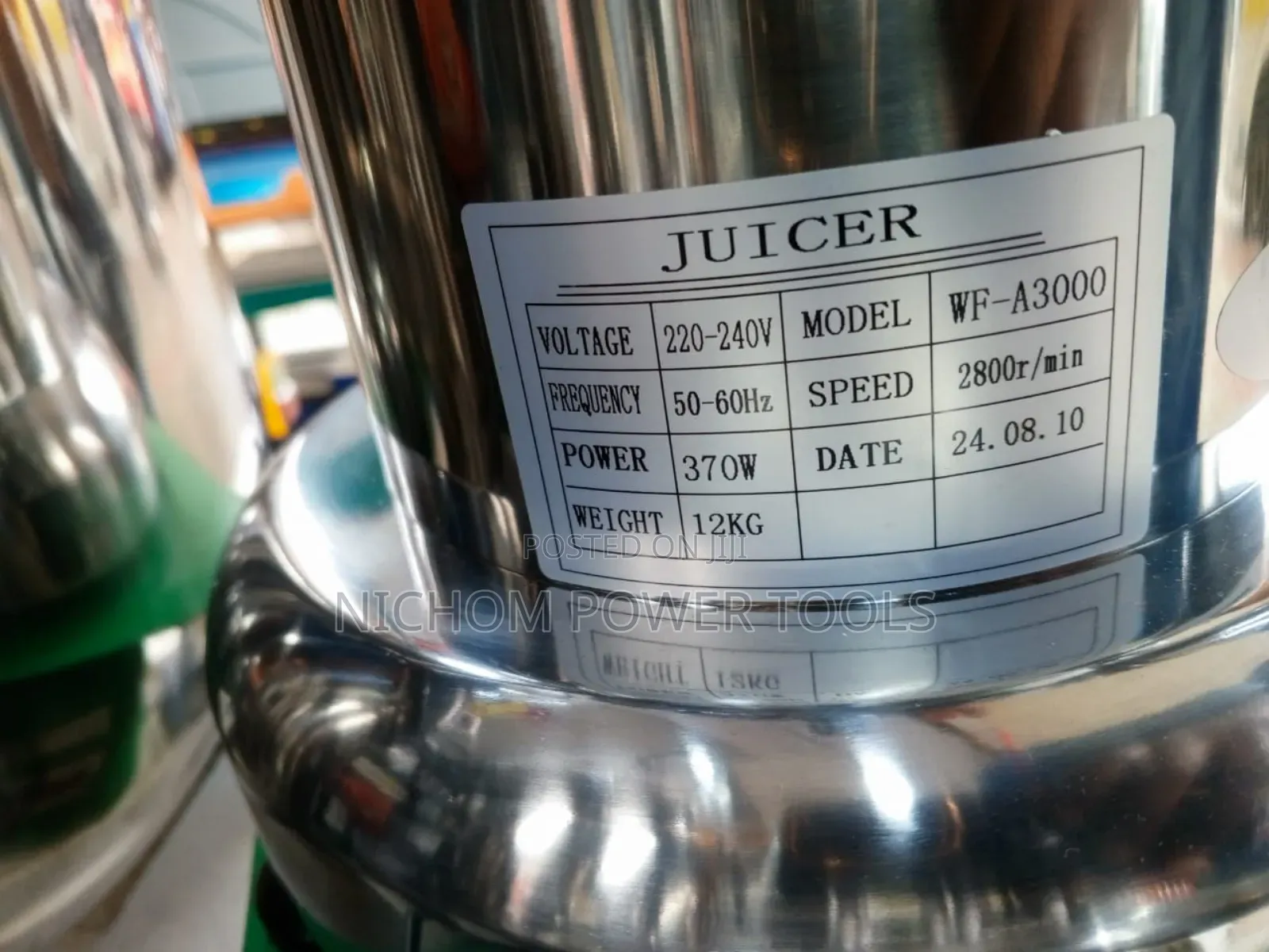370watts Commercial Juicer Machine