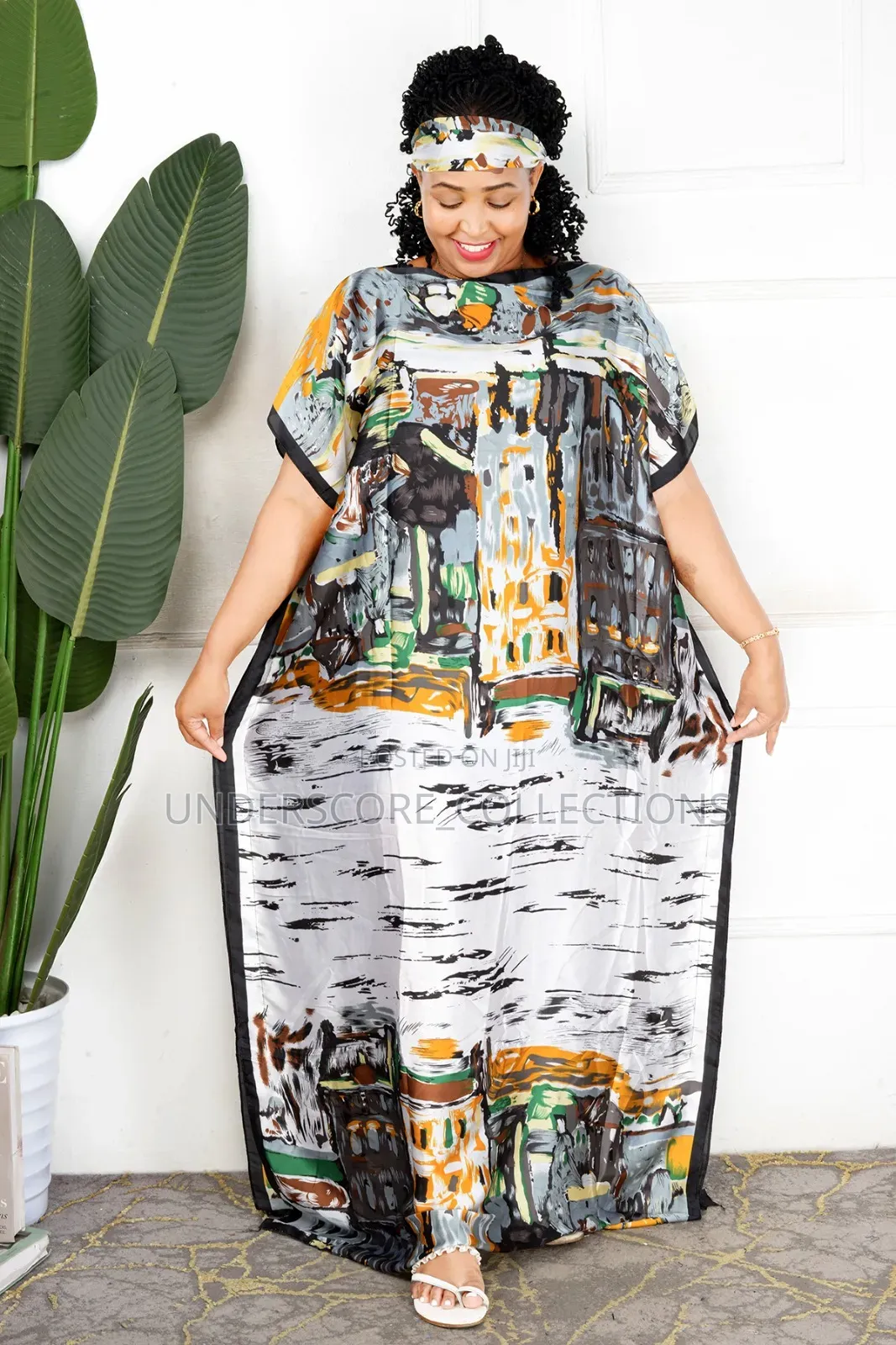 Restocked 2pc Silk Dera. Free Size.