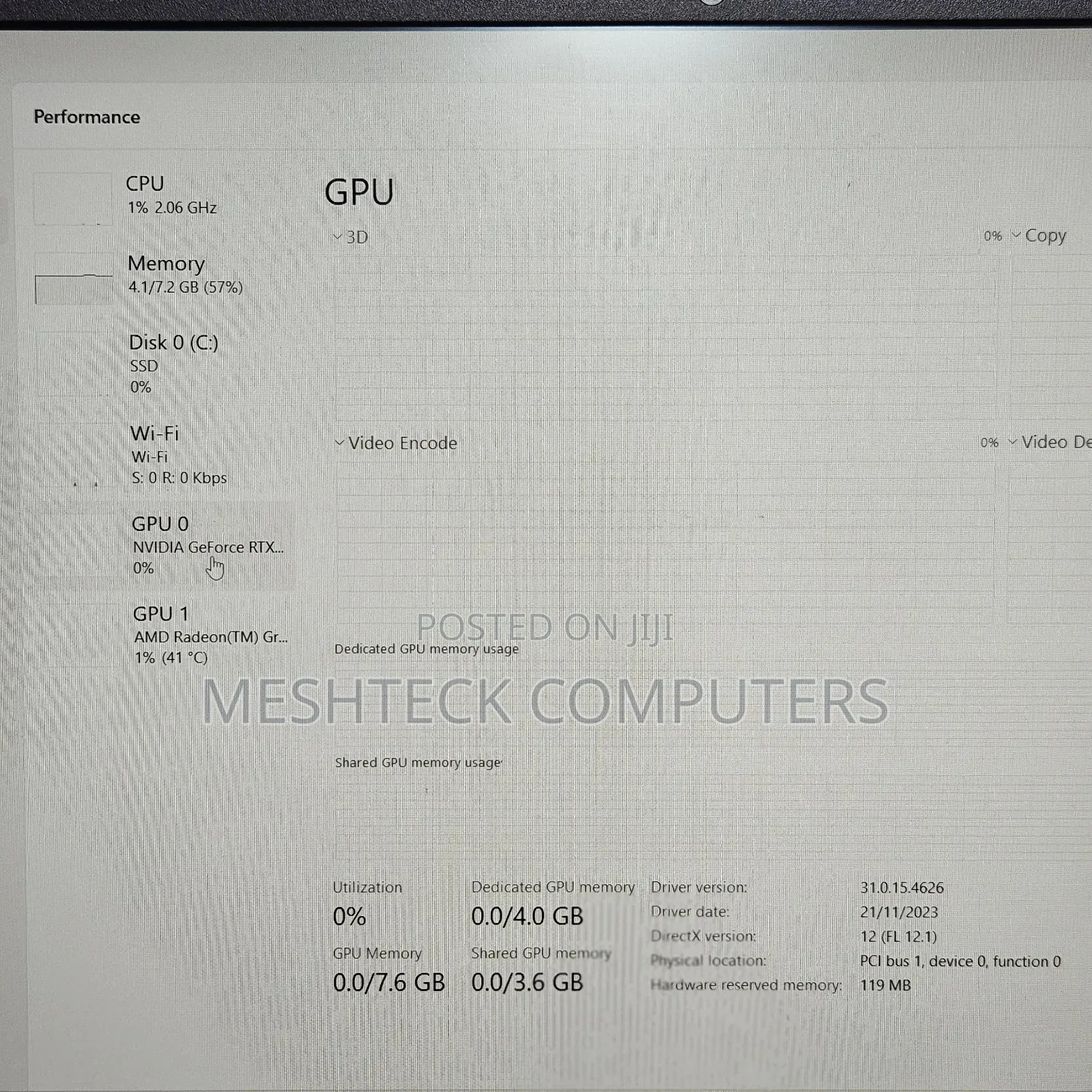 Laptop HP Victus 15 8GB AMD Ryzen 5 SSD 512GB