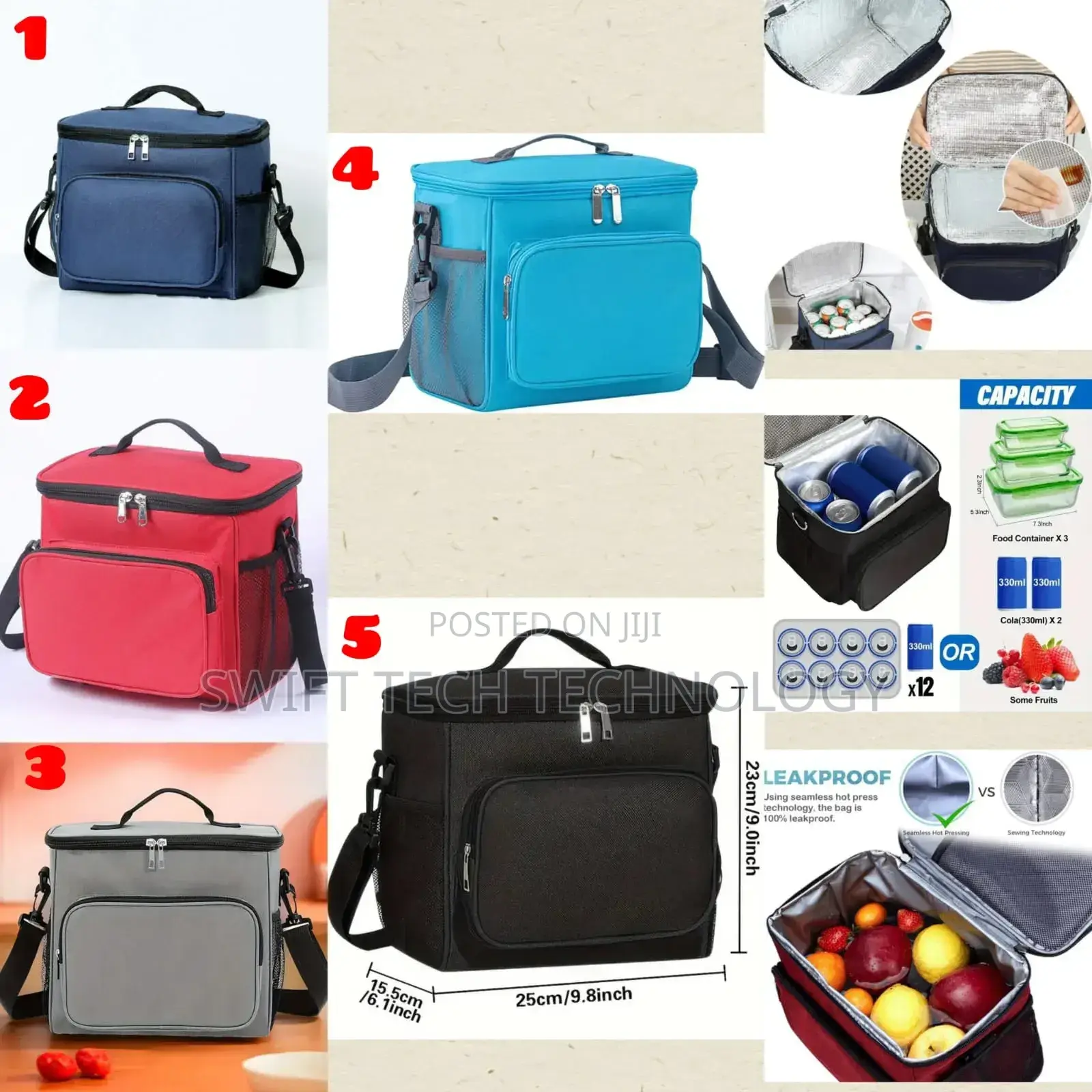 Inslulated Lunch Bag/Unisex