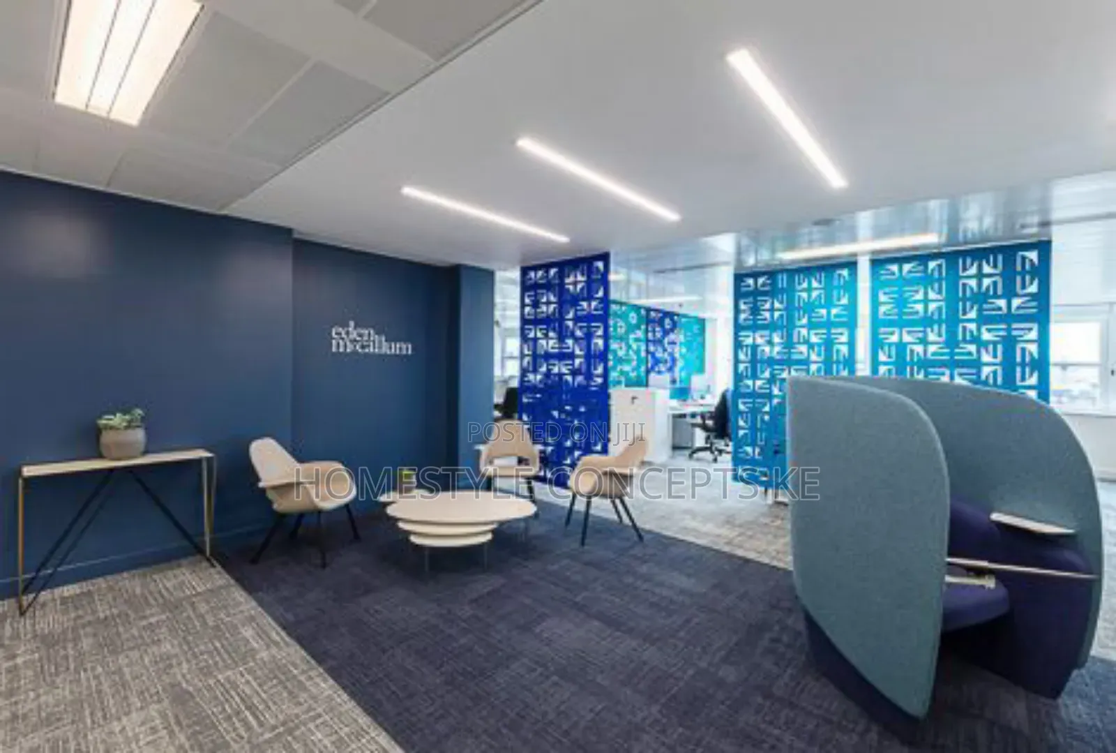Corporate Office Interiors Design and Build Reception Etc