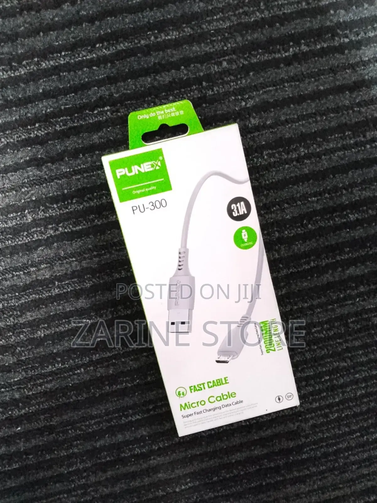 Punex Micro USB Cable 2 Metres Long Fast Charging