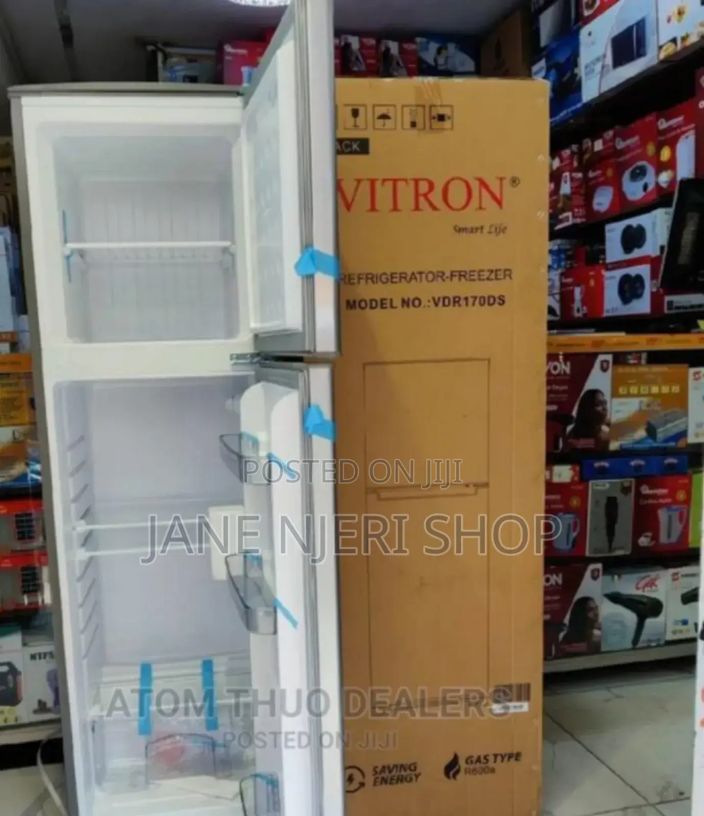 Vitron 170l Double Door Fridge