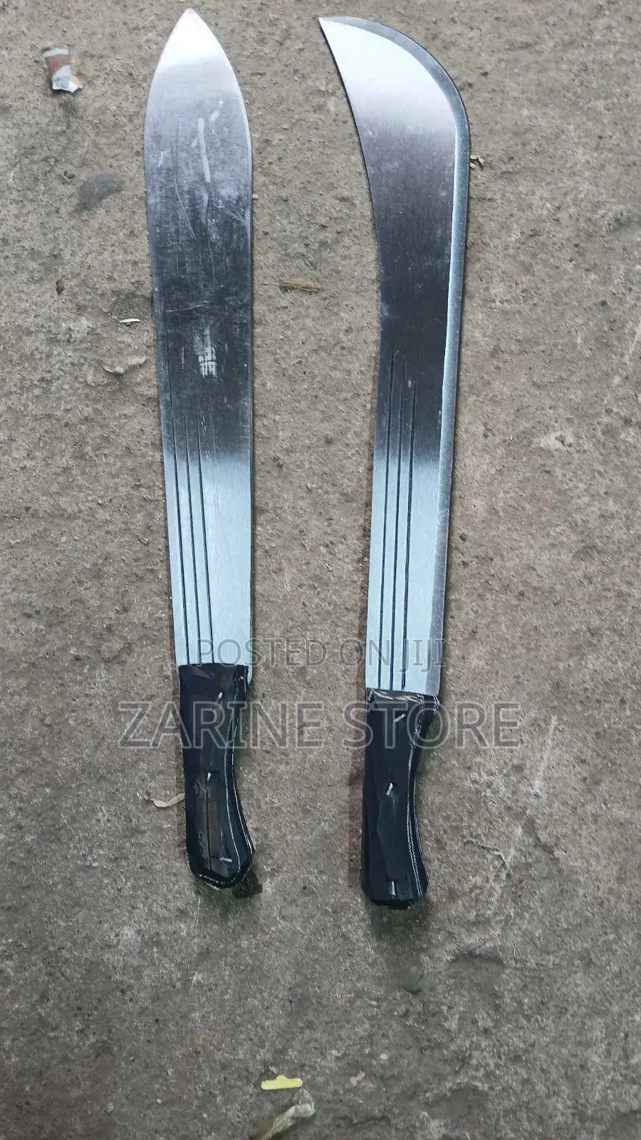 2pcs Machete Panga Sword With Rubber Handle 18" Panga