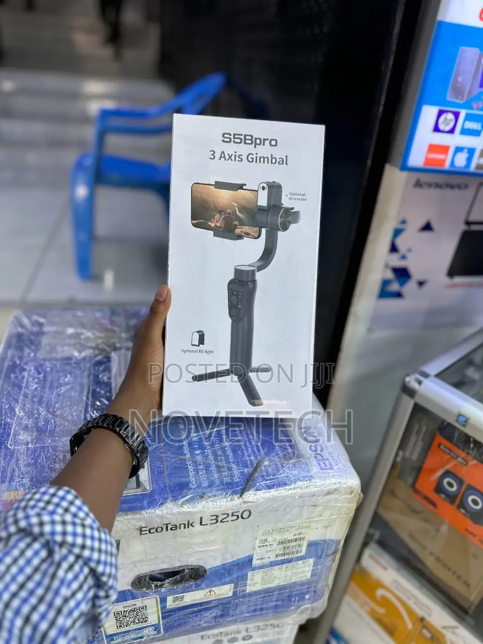 S5B Pro7 + AI Face Tracking Module 3 Axis Gimbal Stabilizer