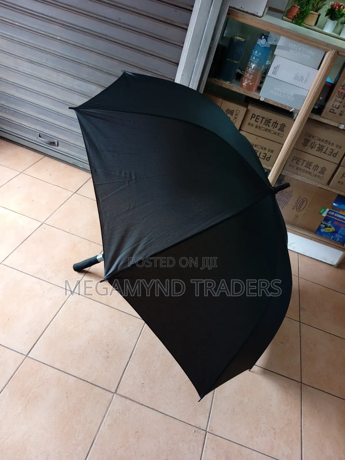 Umbrella Plain Colour Black or Navy Blue/Branding Umbrellas