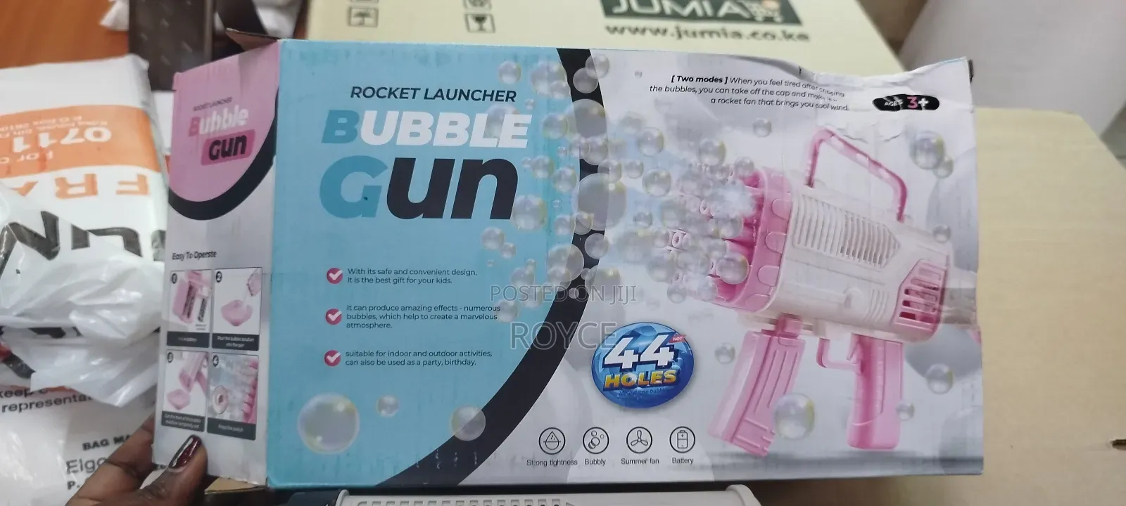 44 Holes Rocket Launcher Bubble Gun