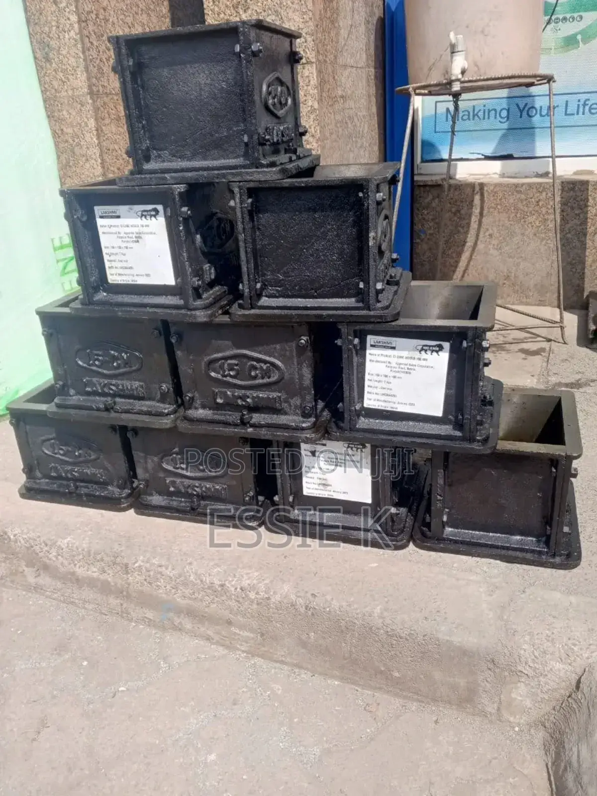 Cast Iron Concrete Cube Moulds Heavy Duty