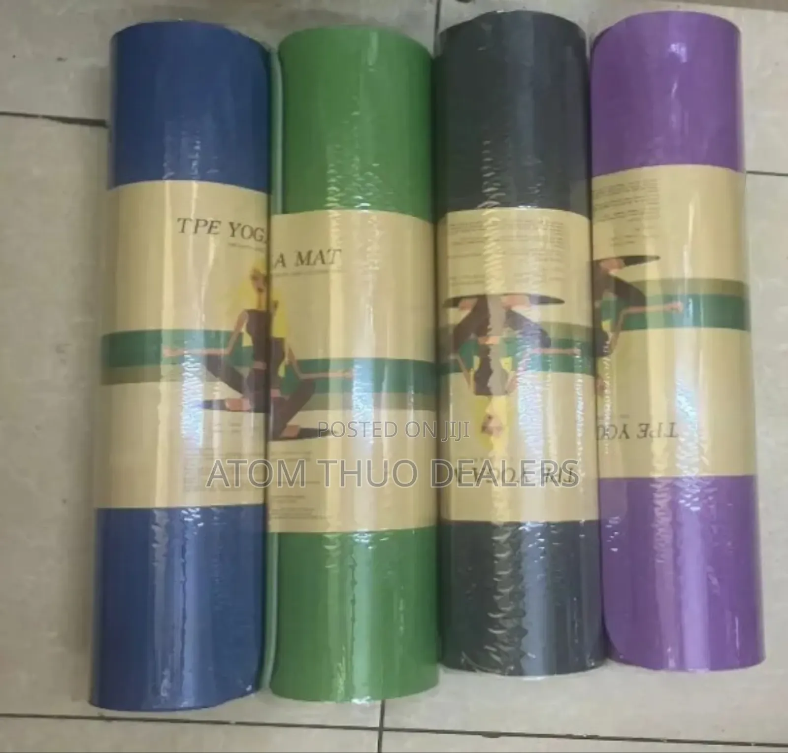 Yoga Mats 6mm at 1450. 8mm at 1599