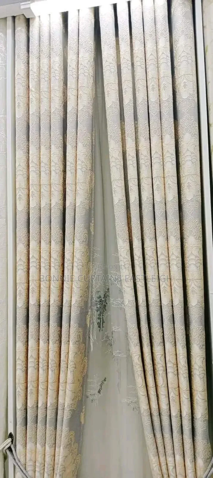 Beige and Mixed Colours Curtains for Sale