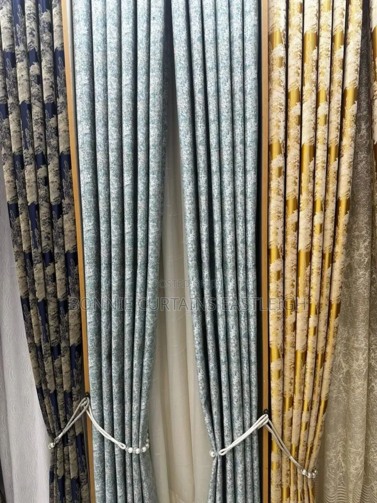 Beige and Mixed Colours Curtains for Sale