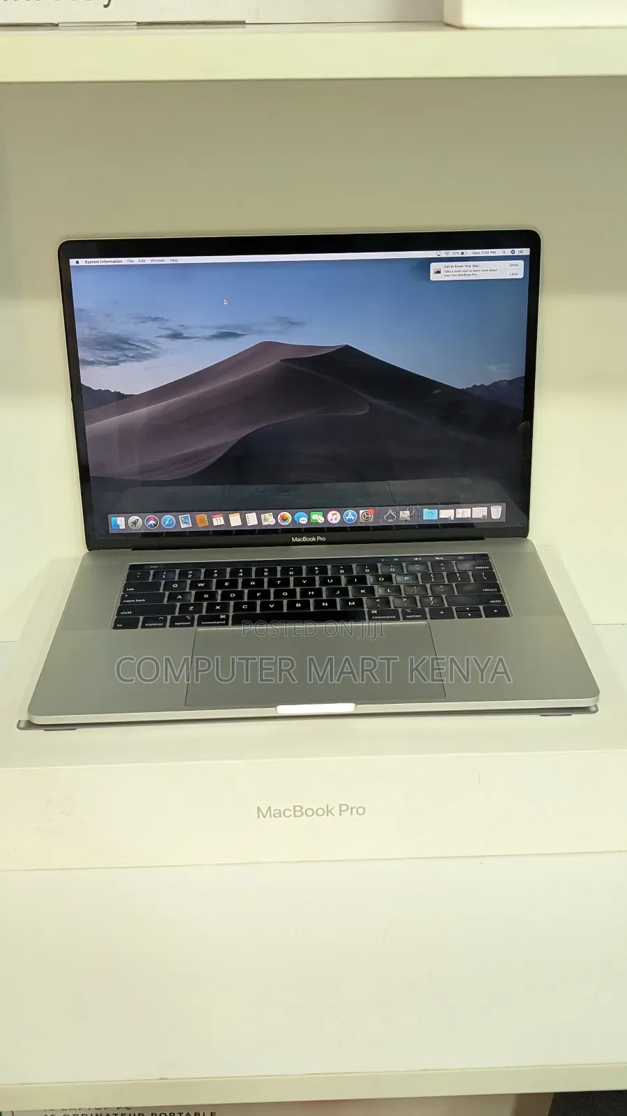 Laptop Apple MacBook Pro 2019 16GB Intel Core I7 SSD 512GB