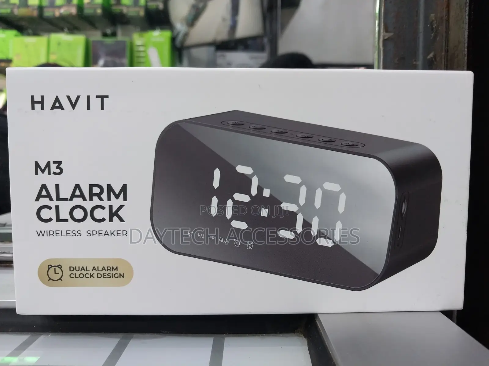 Havit M3/Mx701 Wireless Bluetooth Speaker With Alarm Clock