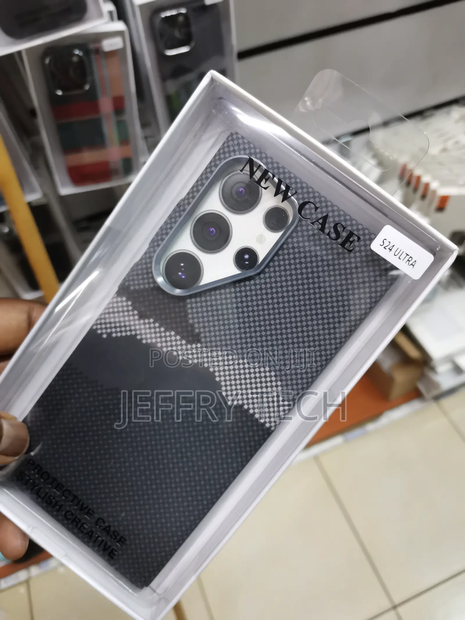 Carbon Fiber Case for Samsung Galaxy S24 Ultra-Multicolor