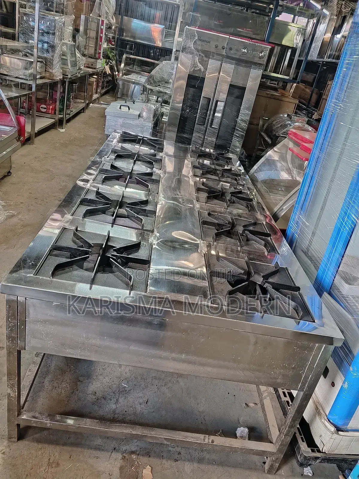 Fabricated 10 Burner Gas Cooker