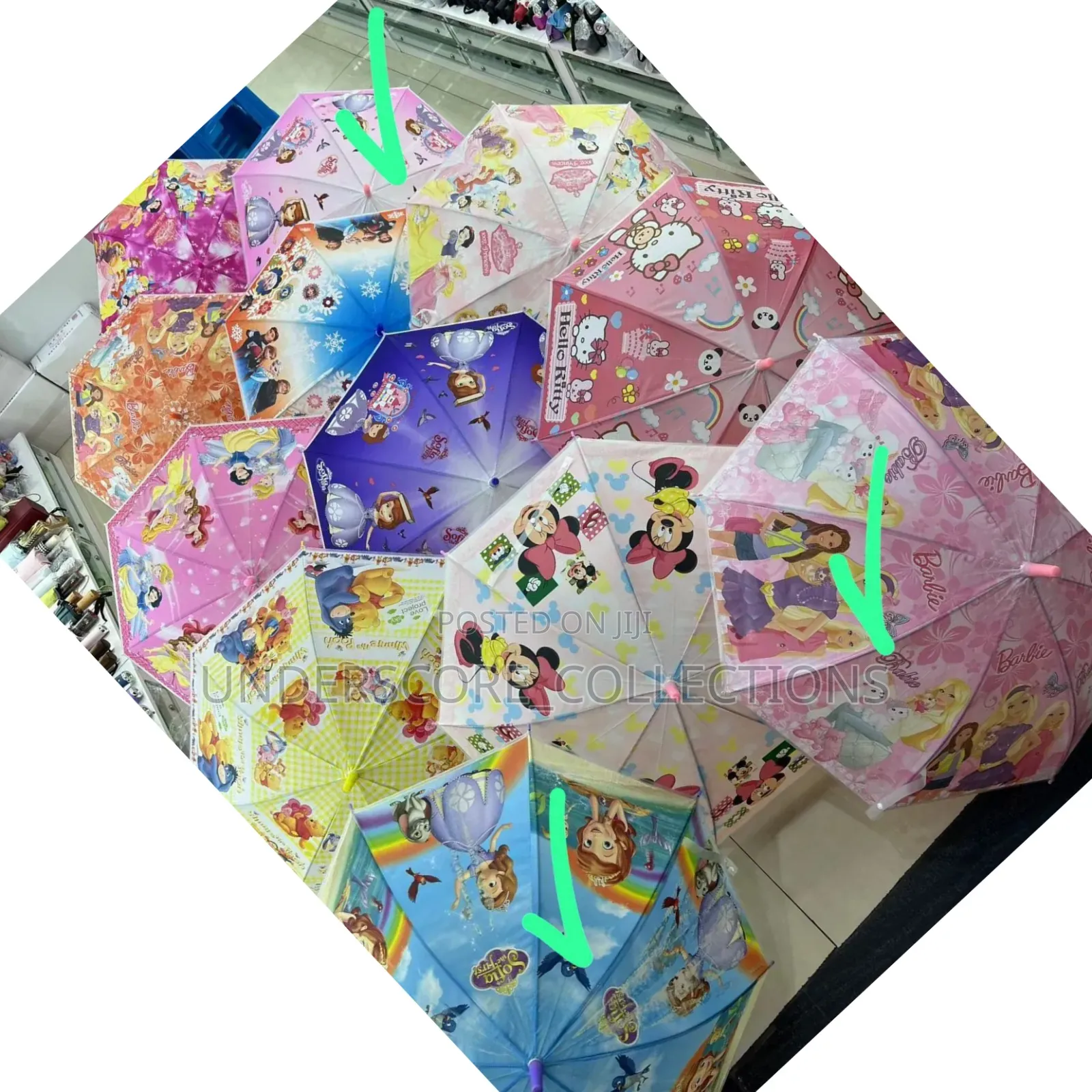 *Kids Cartoon Themed Umbrellasavailable Inticked Prints*