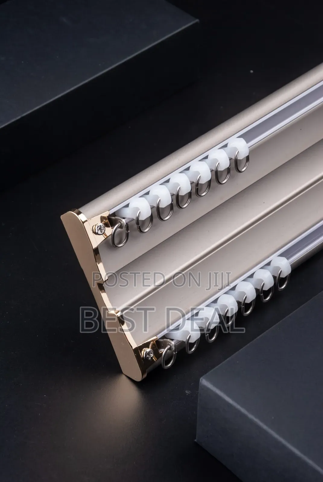Bendable Double Curtain Rails
