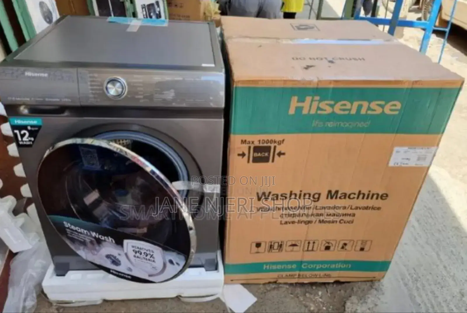 Brand New Washing Machibe Hisense 10kgs