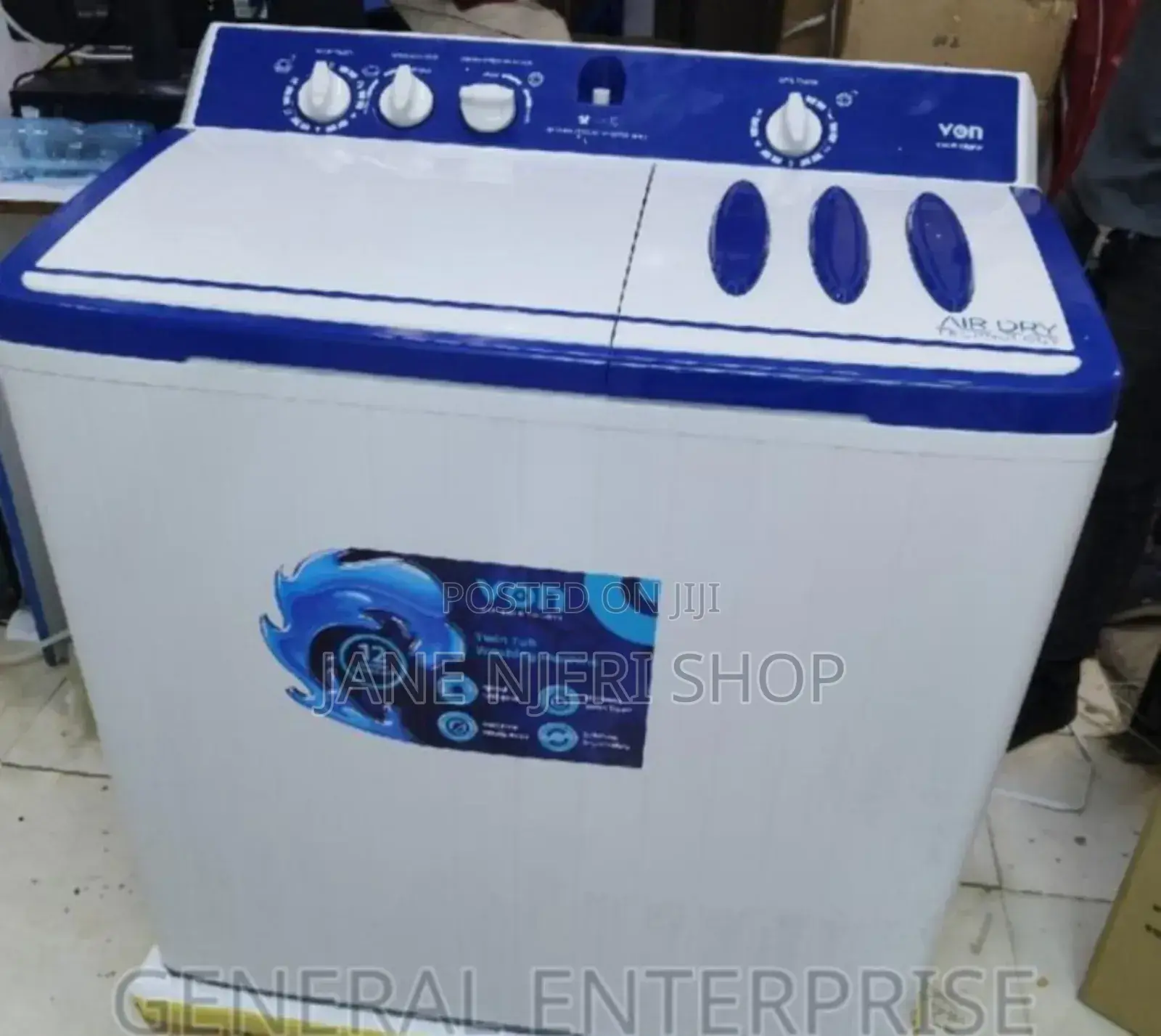 10kg Von Twin Tub