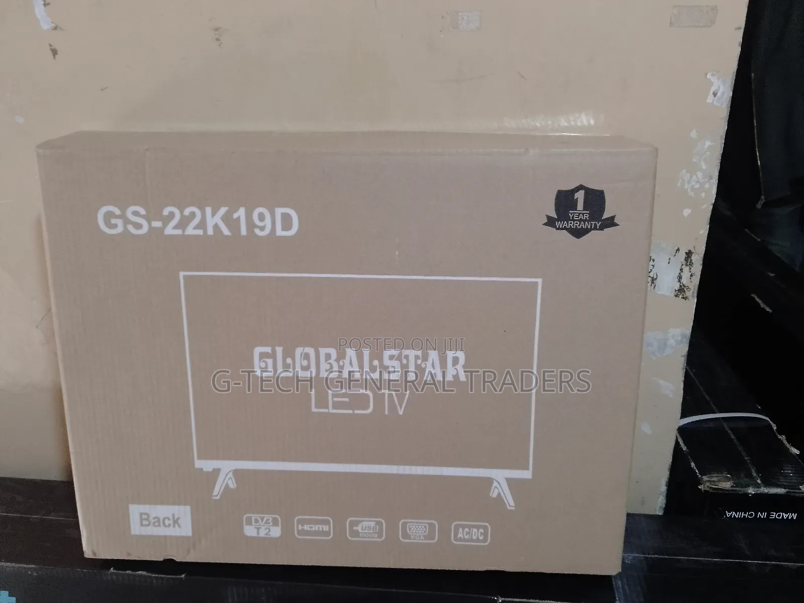 Globalstar 22inch Led Tv, Inbuilt Decoder Free Channels