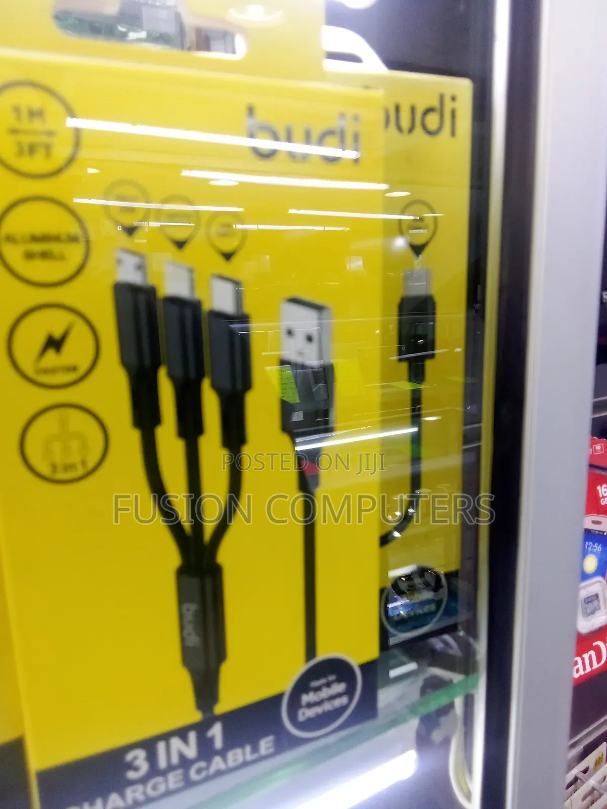 Budi 3 in 1 Charging Mini Cable