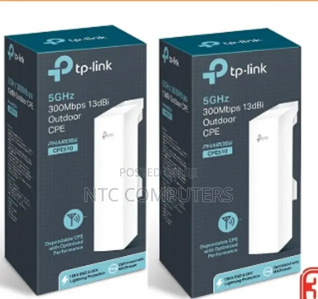Tp-Link Cpe510 Outdoor Cpe 5ghz 300mbps 13dbi