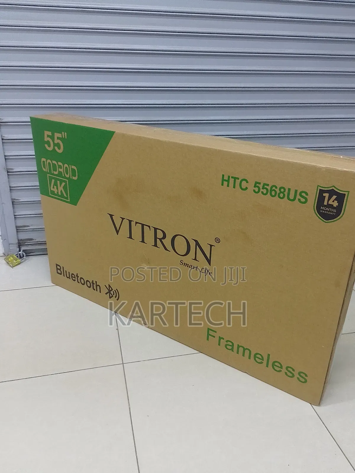 Vitron 55" Smart Flameless Tv With Bluetooth,Netflix