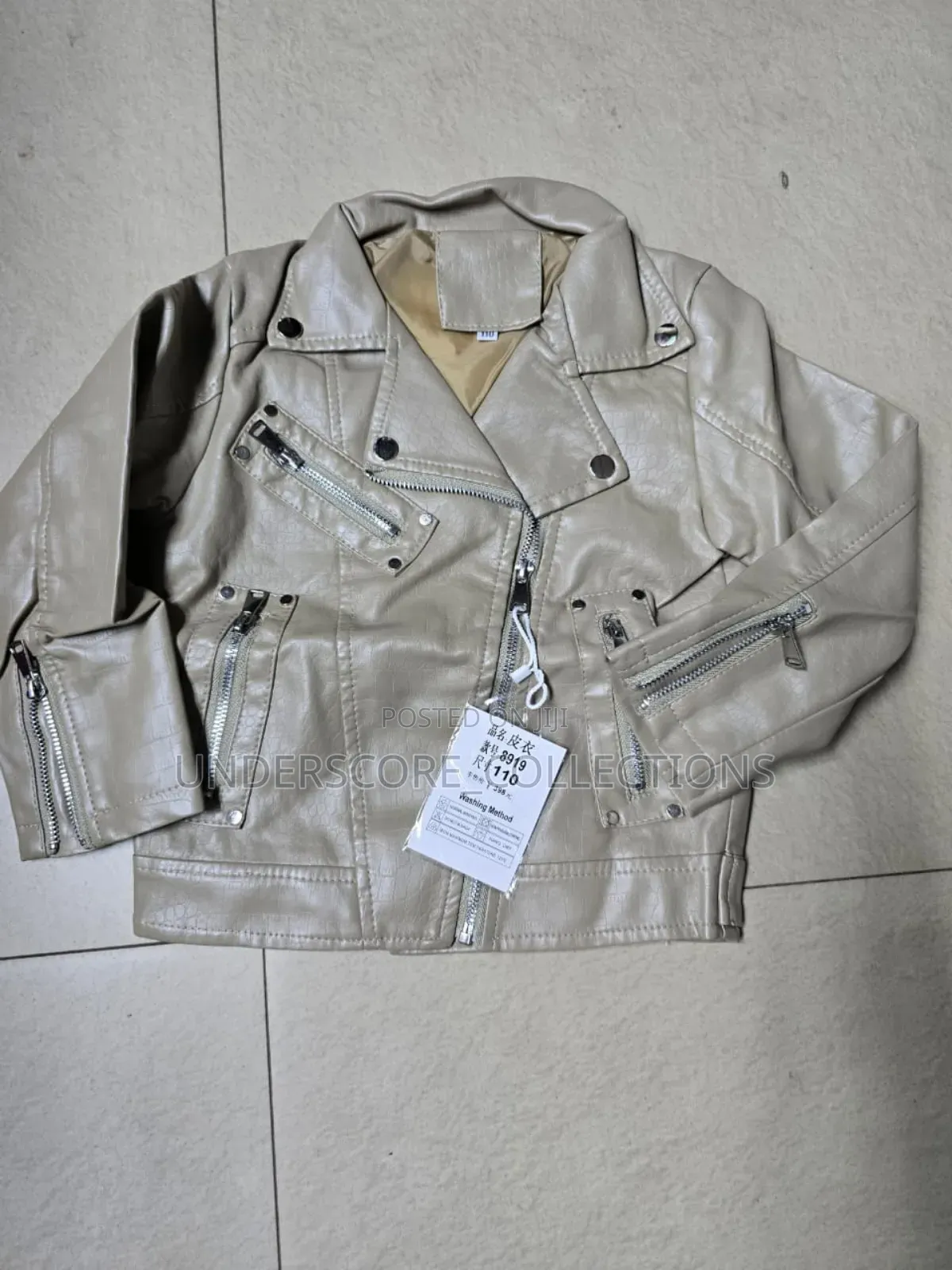 The Girls Leather Jackets.Ages 1-4 Yrs.