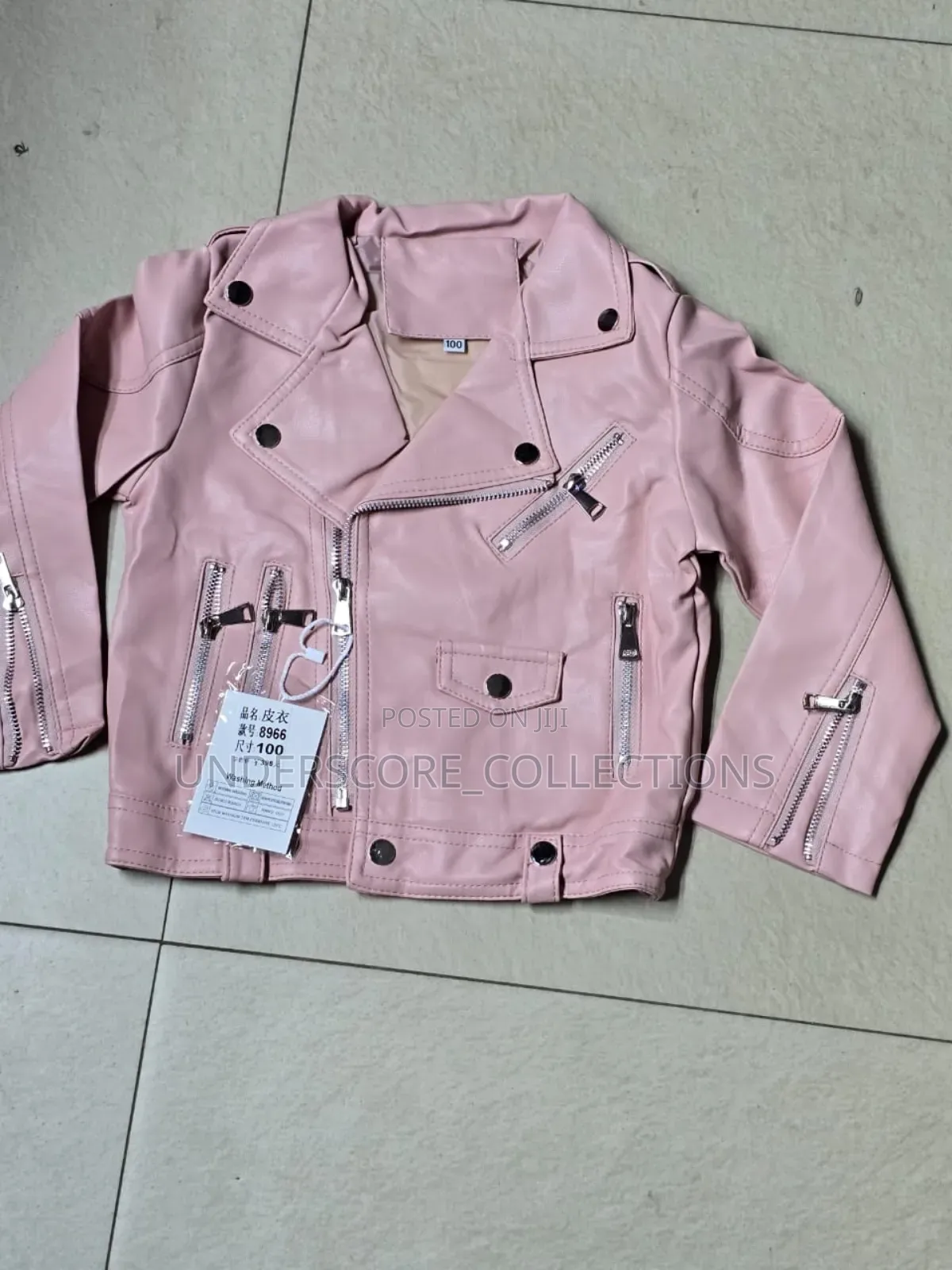 The Girls Leather Jackets.Ages 1-4 Yrs.