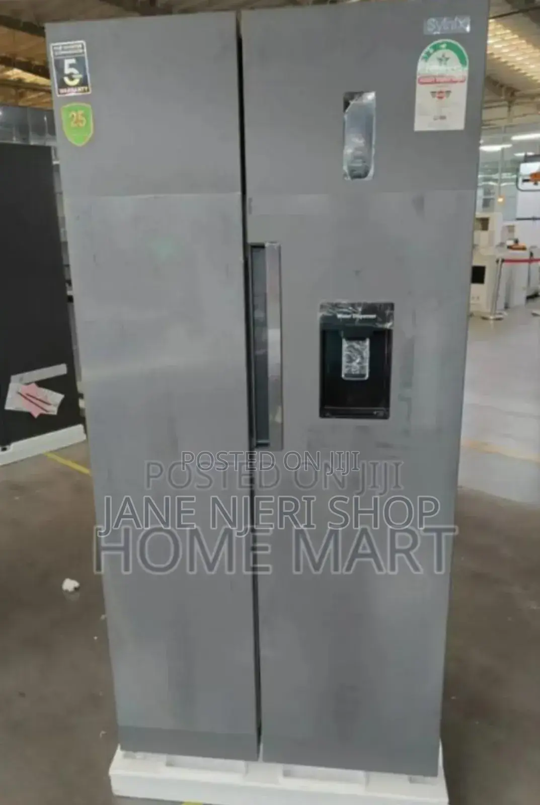 Side by Side Syinix 480l Fridge