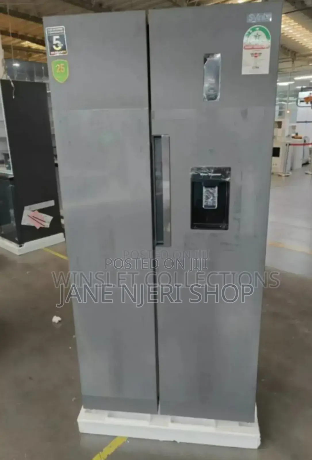 Brand New 480 Litres Side by Side Refrigerator